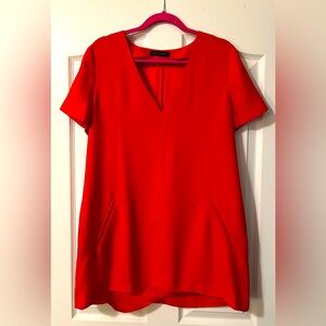 💙4 for $40 💙 Banana Republic Red V-neck Short Sleeve Tunic